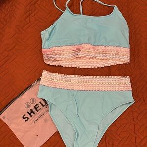 Tankini - SHEIN- XL - teal